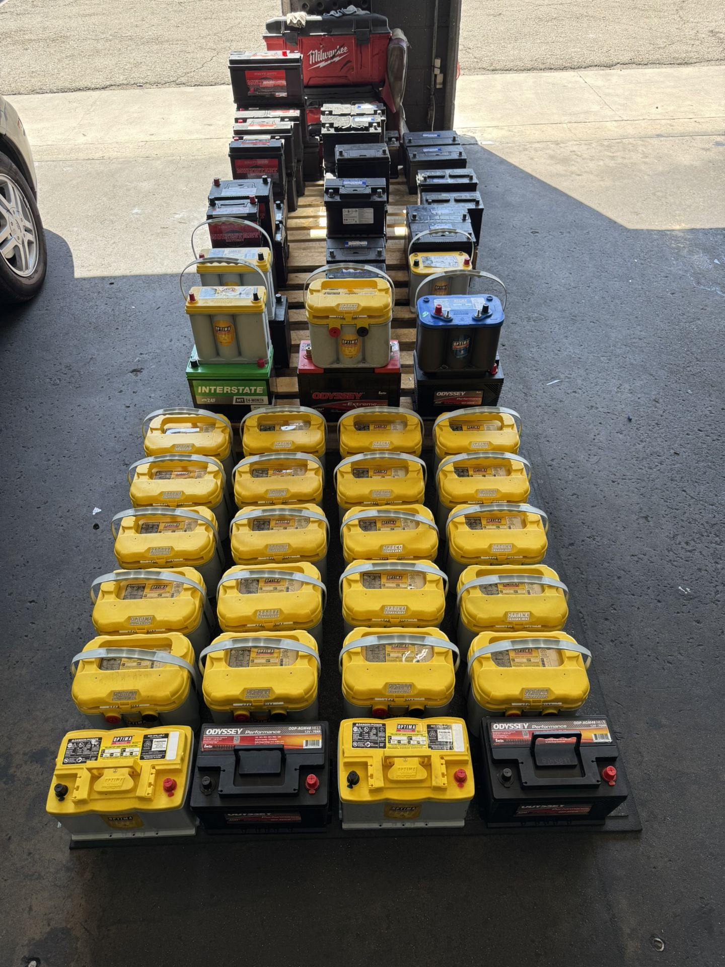 OPTIMA Batteries OPT8014-045 8014-045 D34/78 Yellow Top Dual Purpose car truck Battery. Bateria Para Carro o Camioneta Model 34 78 Universal with Top