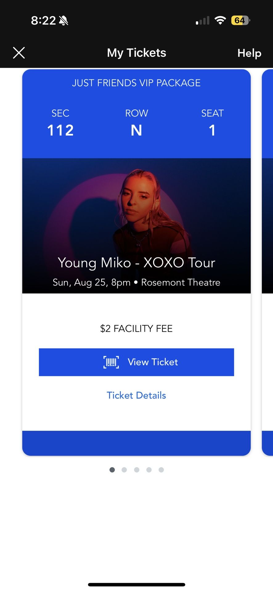 Young Miko Ticket
