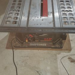 Table Saw With Blade
