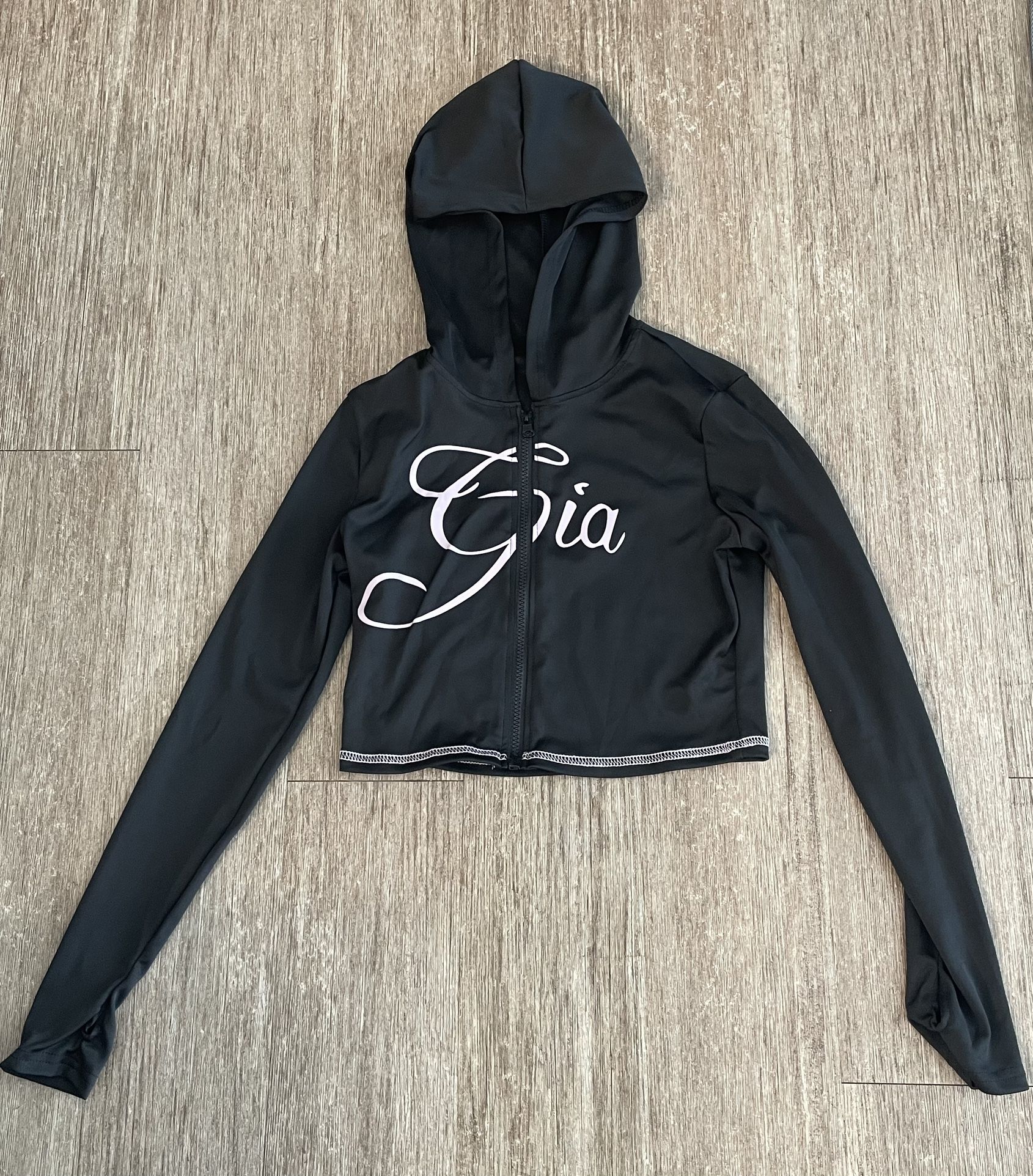 IamGia Hoodie & Track pants Set Size M Black & Pink