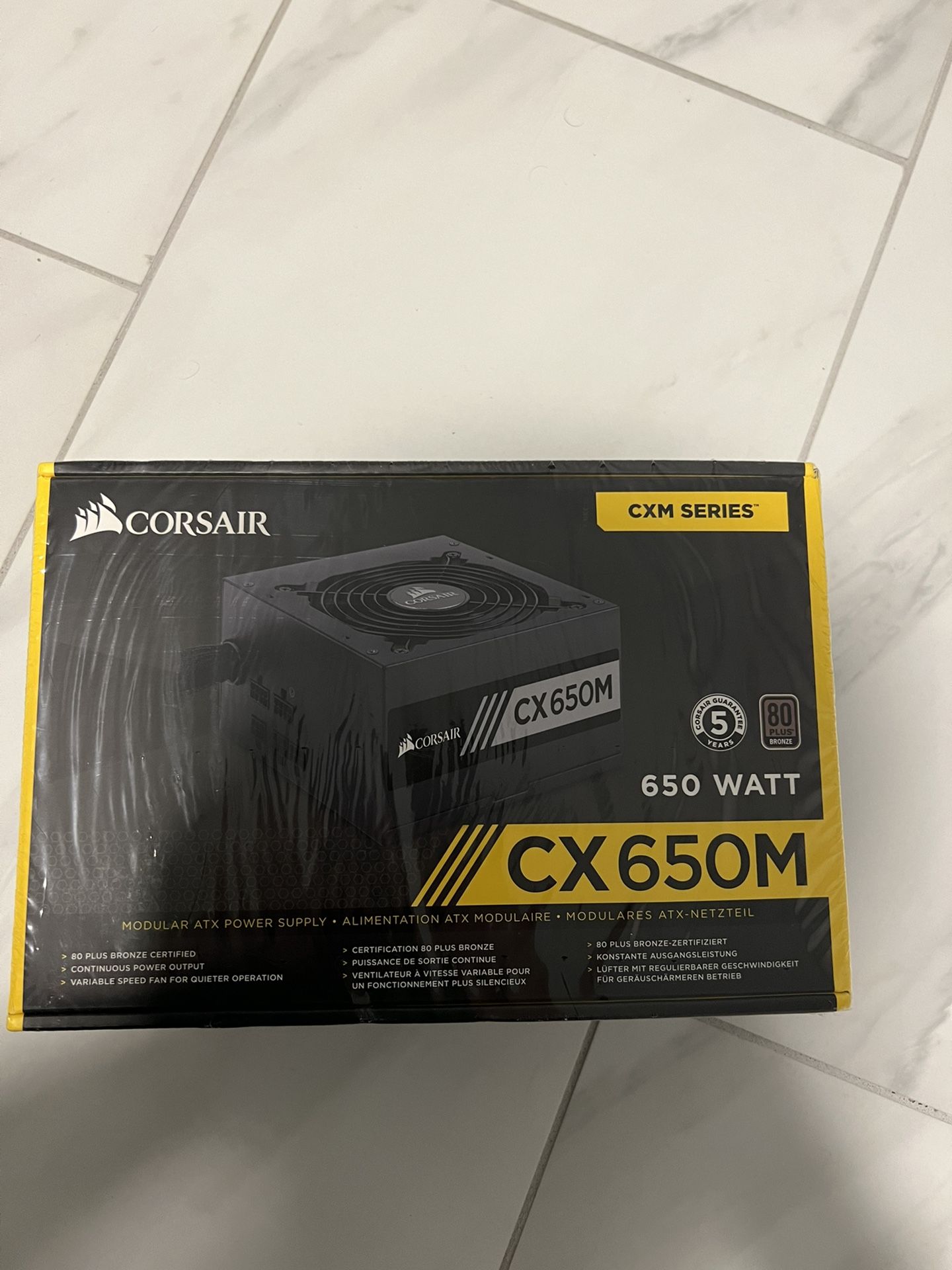 Corsair Modular Power Supply CX650M