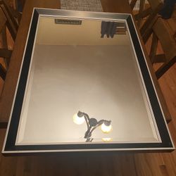 42” x 30” x 2” Large Wall Mirror with back hangers
