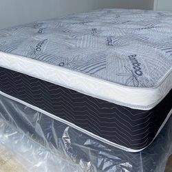 Queen Euro Bamboo Pillow Top!!