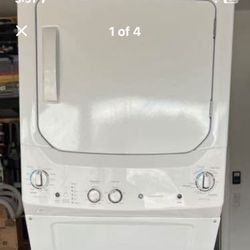 GE Stacked Washer And Dryer Combo - Only 2 Years Old 