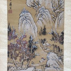 Chinese antique landscape scroll 