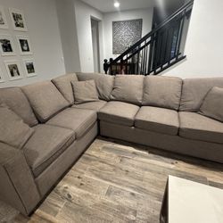 Sectional And Entertainment Center 