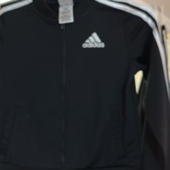 Boys Adidas jacket, size 10/12, striped 