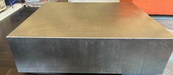 Stainless steel Cantoni, modern coffee table