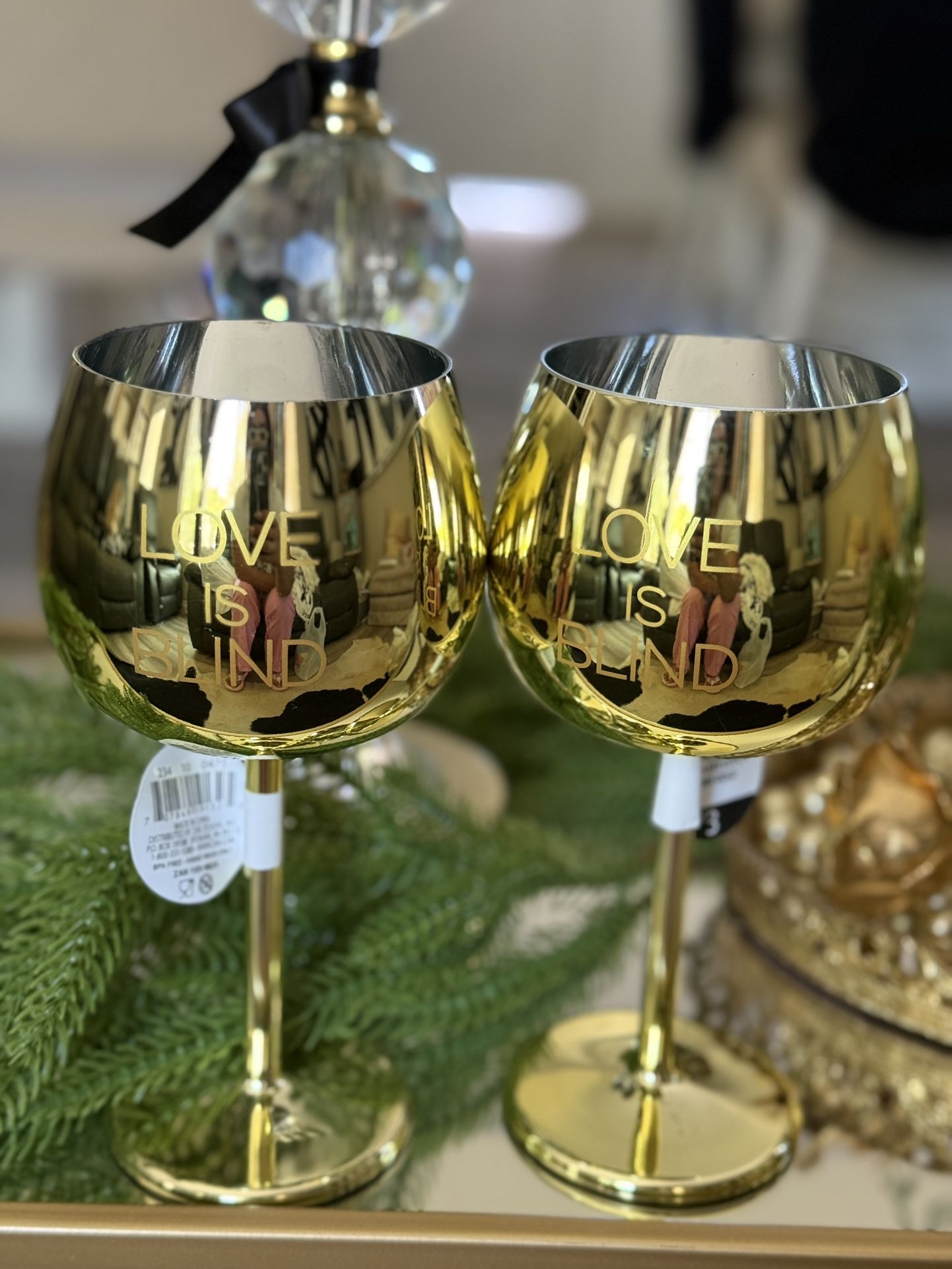 Gold Wine Glasses