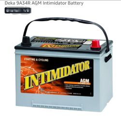 DEKA 9A34R AGM INTIMIDATOR  BATTERY