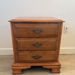 Solid Wood Nightstand