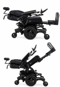 Quickie QM-710 Power chair w/ Attendant Joystick, Elevate and Fully Loaded   High-end Quickie QM-710 rehab power chair in excellent condition. This is
