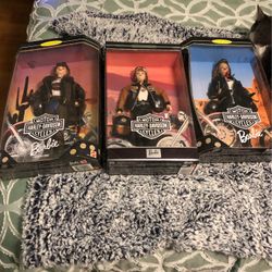 Barbie Harley Davidson set of three