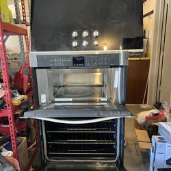 Stove And Microwave Built In one 