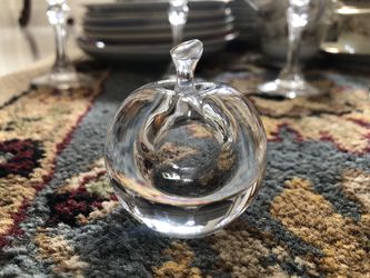 Kosta crystal apple scent bottle