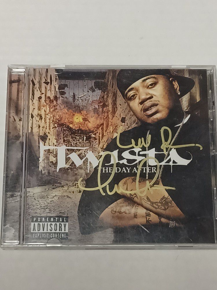 Twista The Rapper Signed The Day After CD Cover Booklet Signed Autographed