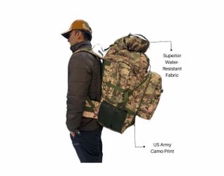 Tactical Camo Hiking Backpack/rucksack 125L