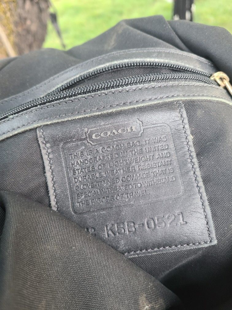 Genuine Leather Coach Backpack Moving Sale