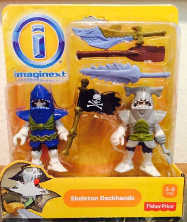 Imaginext Pirate Skeleton Deckhands *RETIRED* - Brand New