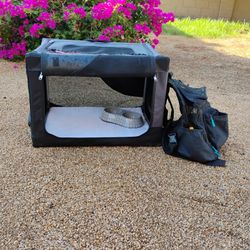 Portable Mesh Pet Carrier Combo