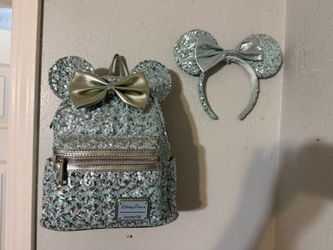 Disney Parks Aqua Loungefly backpack