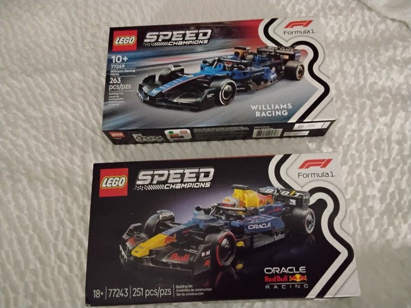 LEGO Speed Champions Formula 1: Oracle Red Bull Racing 77243 & Williams Racing FW46 77249