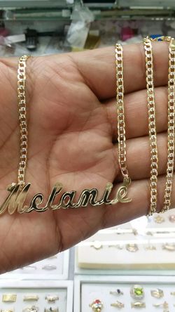 14k Name & Chain 8.8 grams