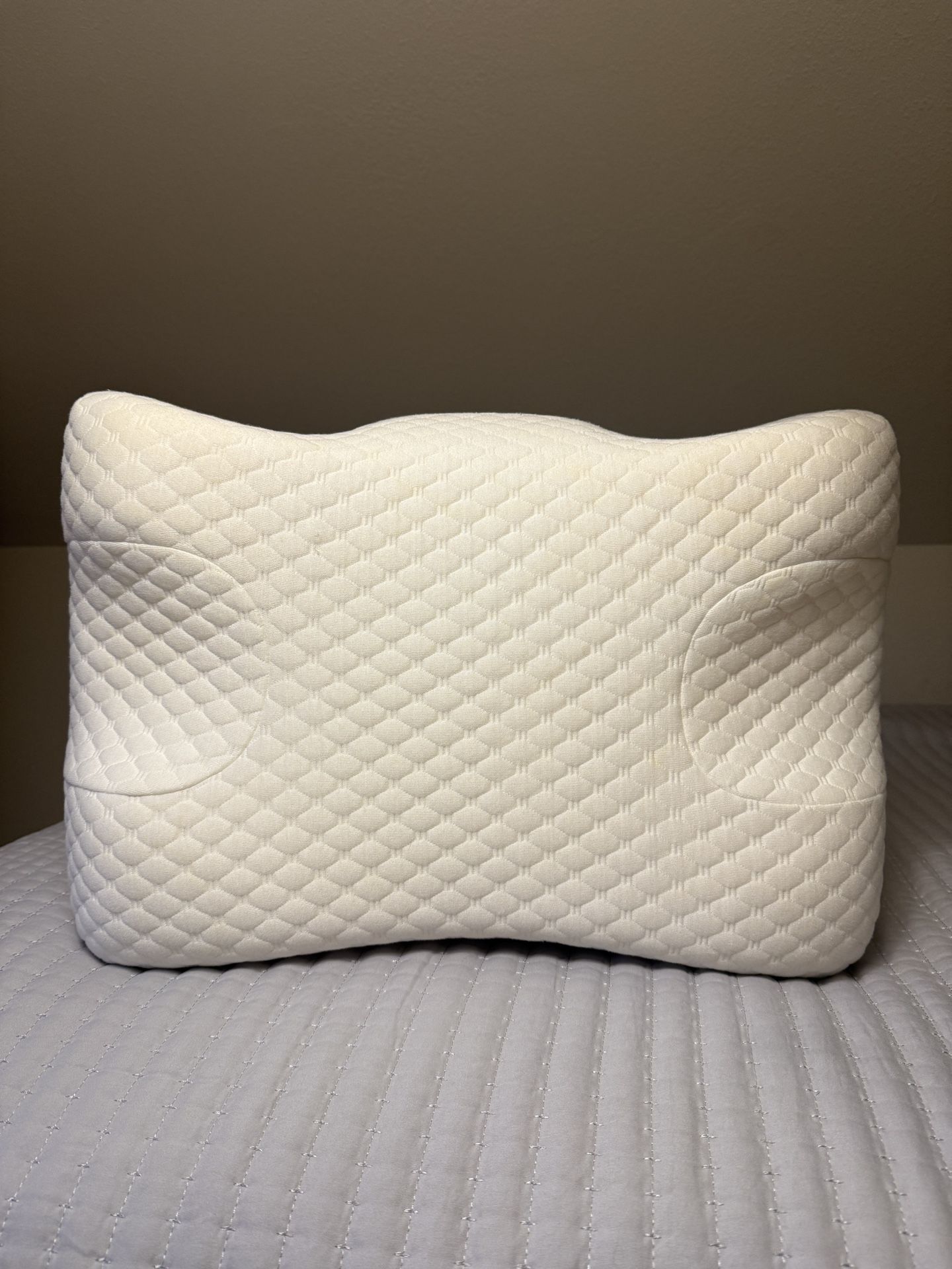 VELLUCIA Memory Foam Ergonomic Pillow — $30