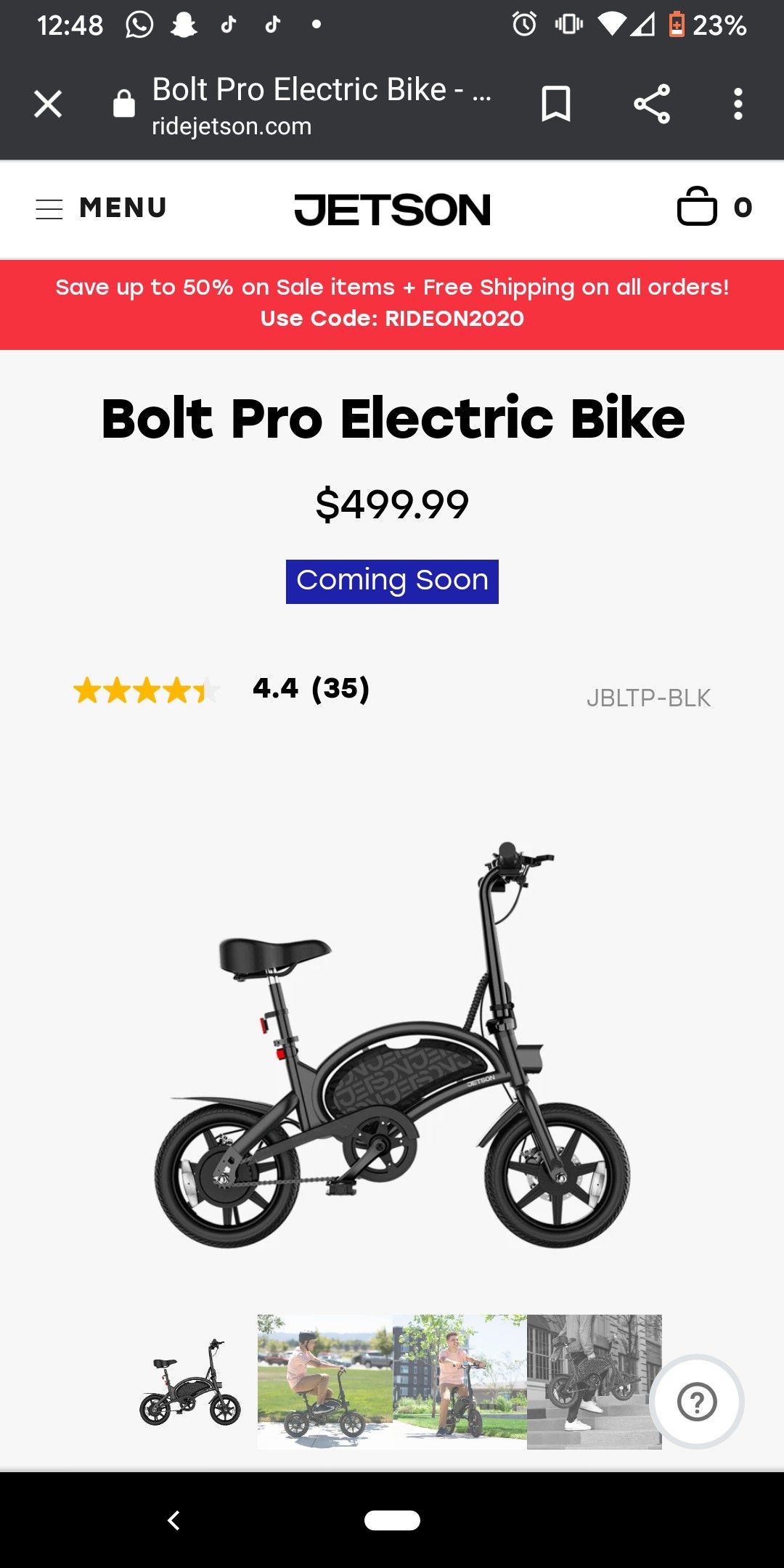 Jetson bolt pro e bike