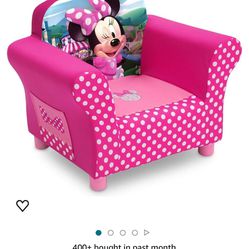 Kids Children Upholstered Sofa Chair, Minnie Mouse