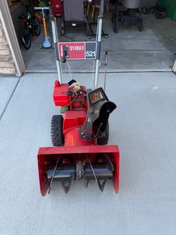 Toro 521 Snowblower