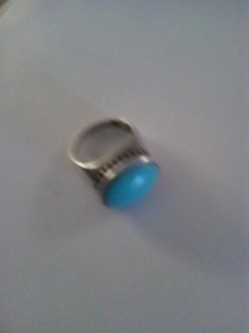 Sterling Turquoise Ring 45.00