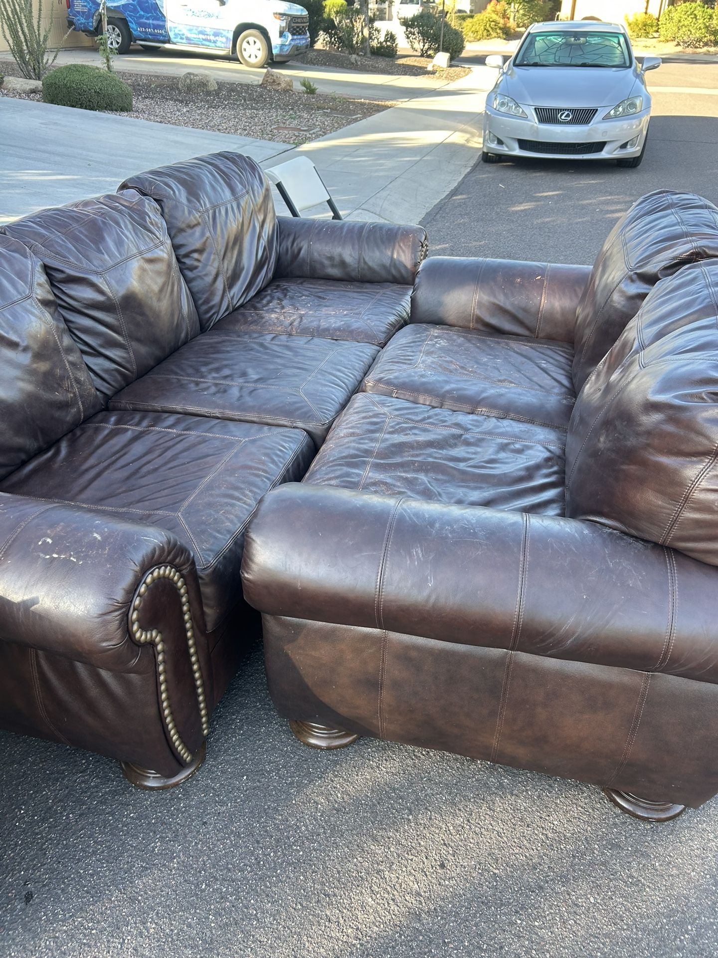 Leather Sofas (free)