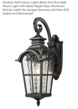 Outdoor Light - Black