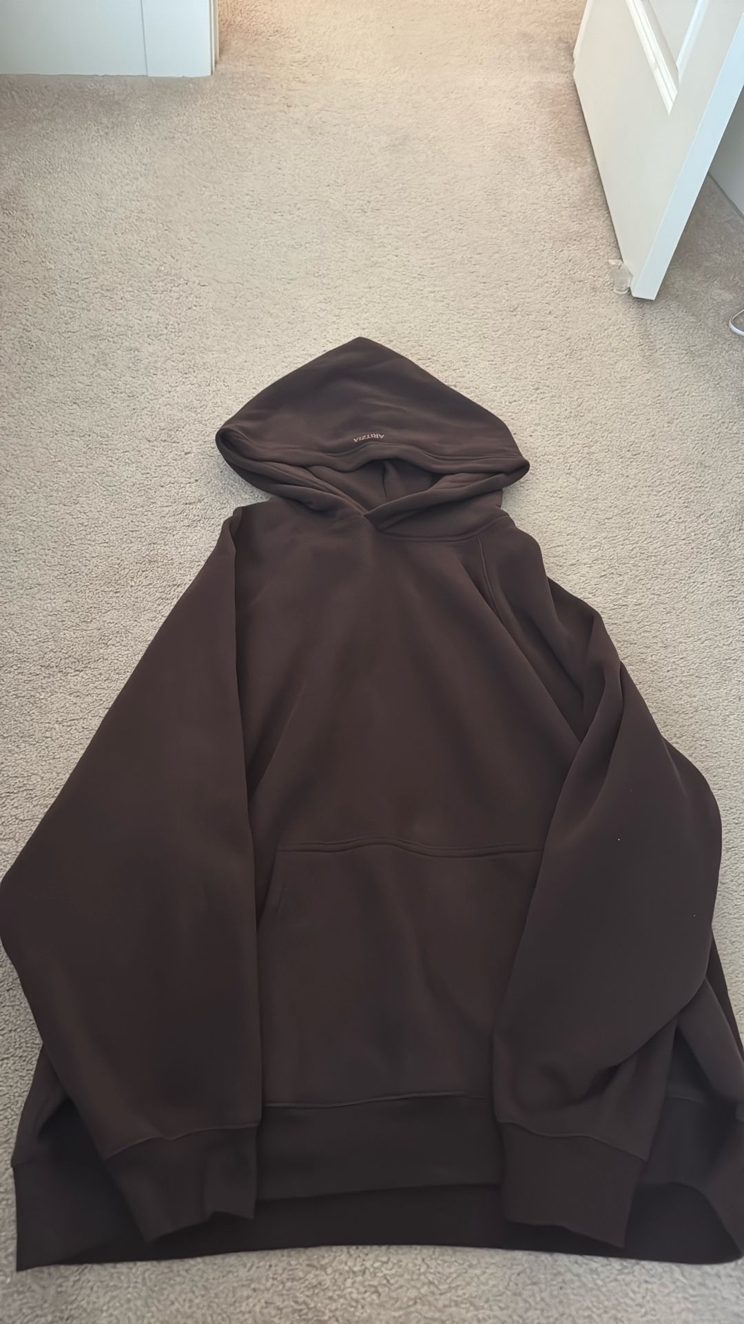 Aritzia Brown Hoodie Mega Fit