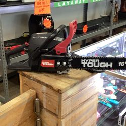 Hyper Tough Chain Saw 16” New 
