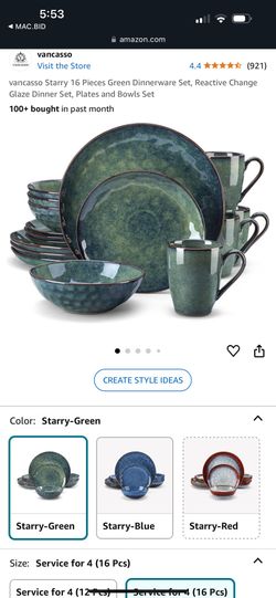 Vancasso Green Dish Set