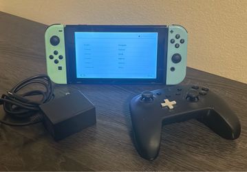 Nintendo Switch Animal Crossing Edition & Controller