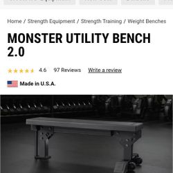 Rogue Powerlifting Heavy Duty Bench Press