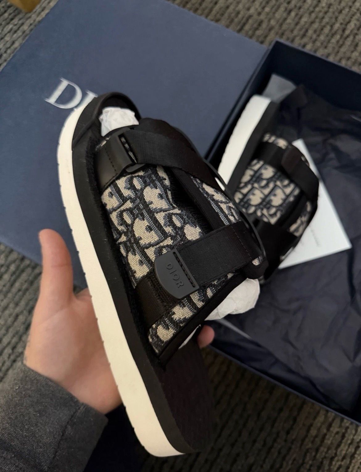 Dior Alpha Sandal Oblique Size 43