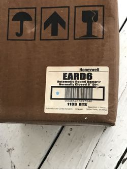 Honeywell EARD6. Automatic Round Damper
