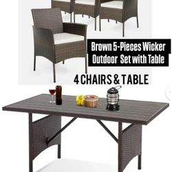 Outdoor Patio Furniture Dining Set