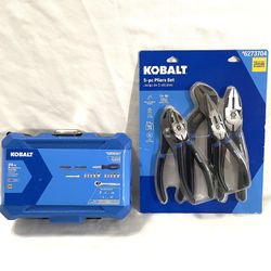 Brand New In The Package KoBalt 29 Piece 1/4” Mechanic Socket Set & KoBalt 5 Piece contractor electrician tool set