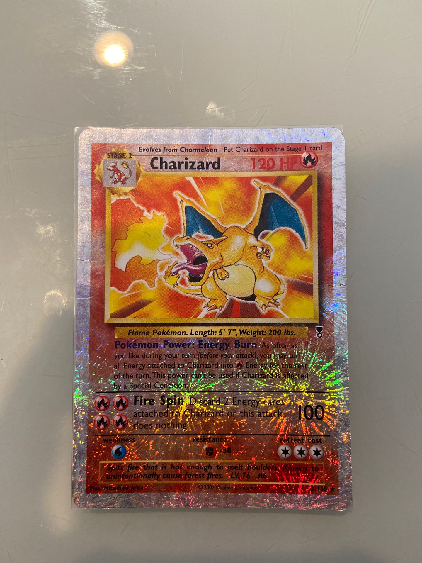 Legendary collection Charizard pokemon card