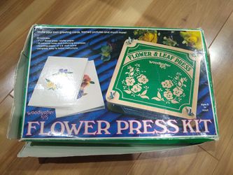 Flower & Leaf Press (woodcrafter kits)