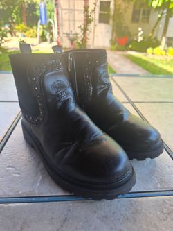 Vince Camuto Rhinestuds Cheetah Chelsea Boots Used Size 3 $10