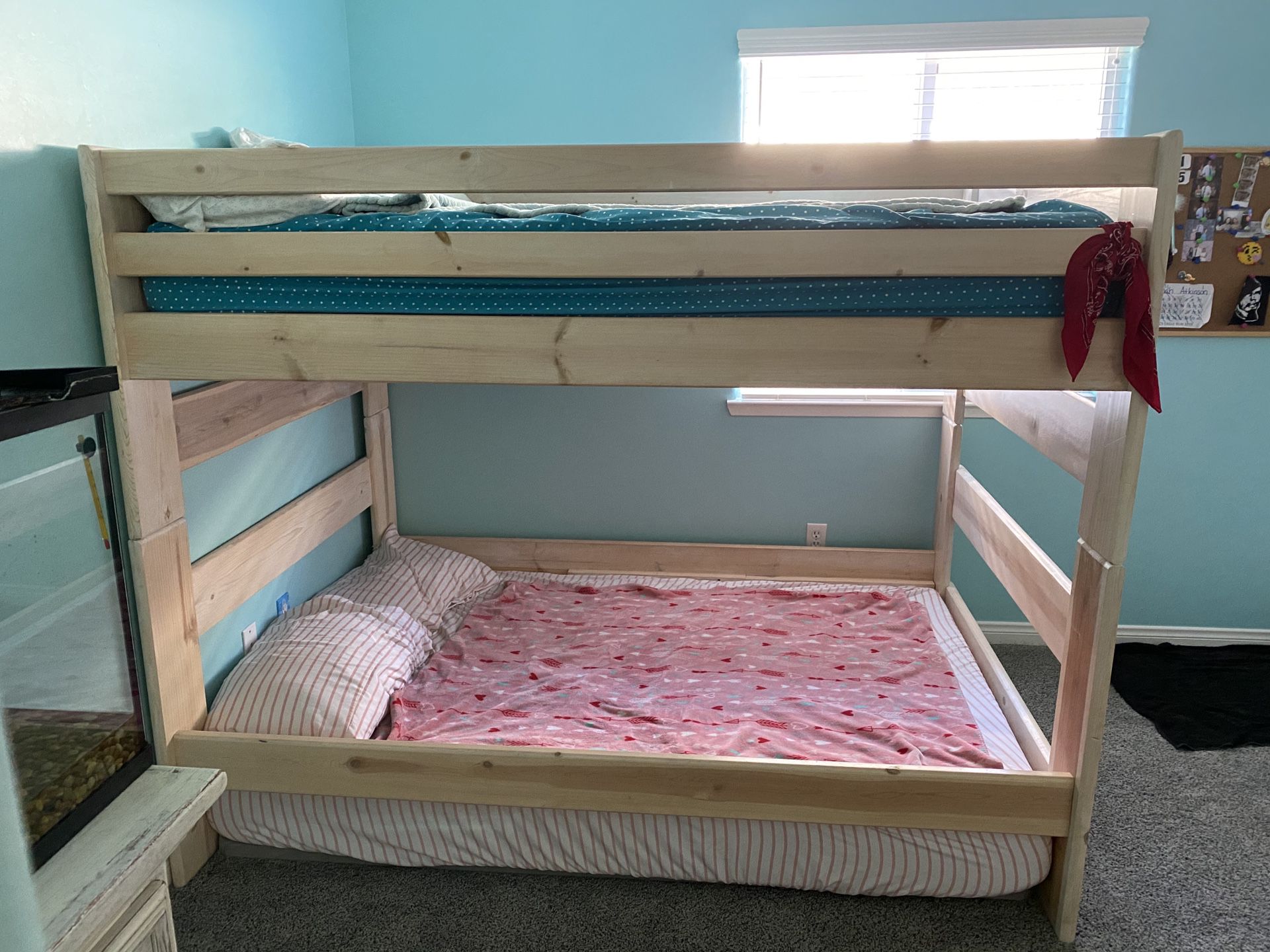 Full size bunk bed wood