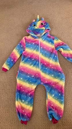 Kids Unicorn Pajamas Halloween Costume Age 4-6