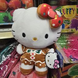 Hello Kitty Gingerbread Outfit Plush