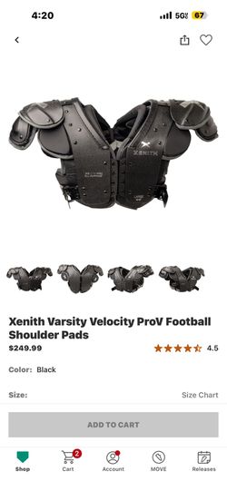 Zenith shoulder pads